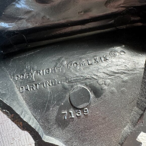 Vintage Dart Industries Cherub Set of Four Plastic with Faux Copper Finish - Picture 9 of 9